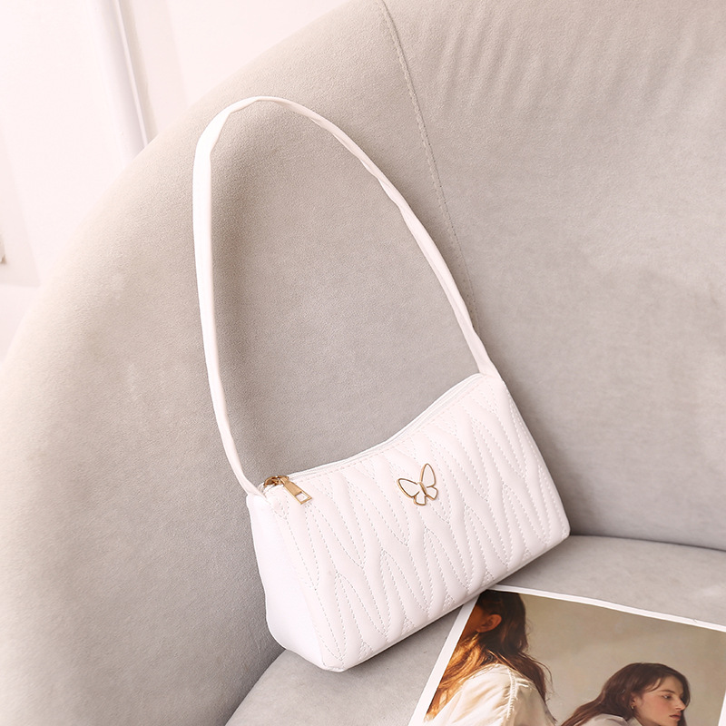 Rómbica bolsa axila femenina 2023 Nueva bolsa bordada de comercio exterior femenina pequeña bolsa al por mayor Nueva Moda bolsas de hombro