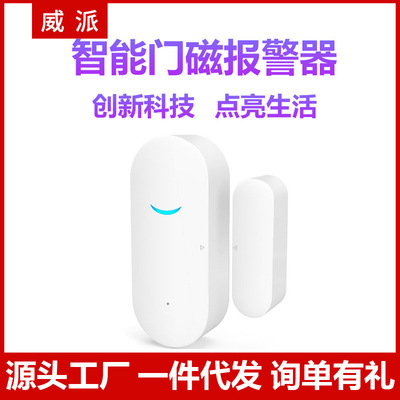 门磁外壳智能APP门窗报警器无线wifi远程家用门磁防盗传感器外壳|ms