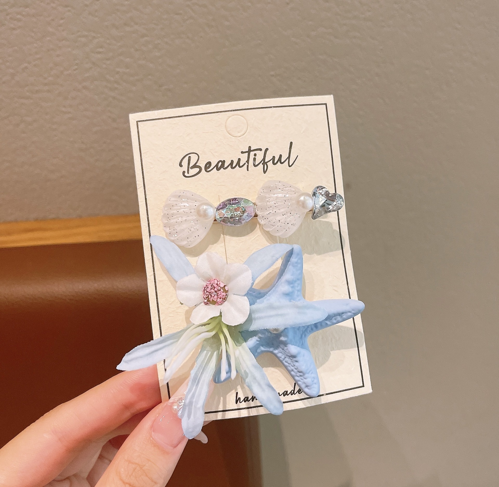 Niños super inmortales estrellas de mar flores clip de cabello para niñas clip de cabello para niñas frises clip de cabello para bebés clip de cabello tocado