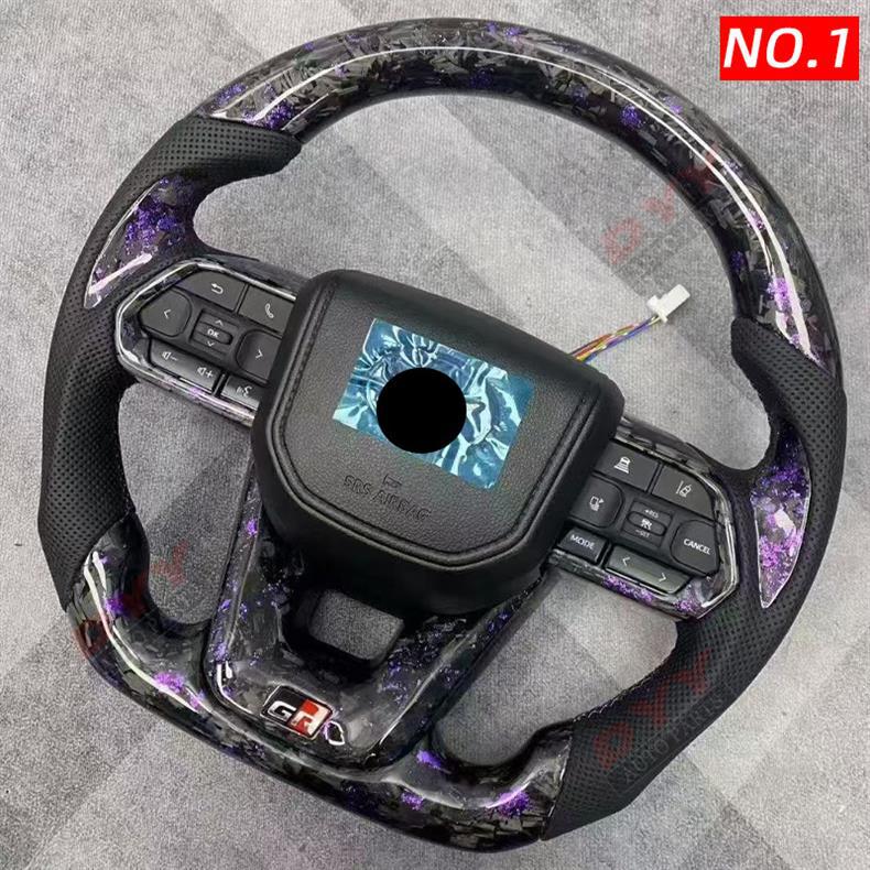 Suitable for Nx/Rx/Lx570/Gx460 Upgrade Lc Modification Gr Carbon Fiber Steering Wheel Forged Steering Wheel Old to New
