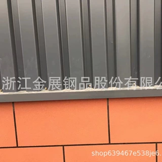 宁波批发  0.5厚银灰彩钢瓦 外墙竖铺彩钢板HV125型 B36型 内衬板
