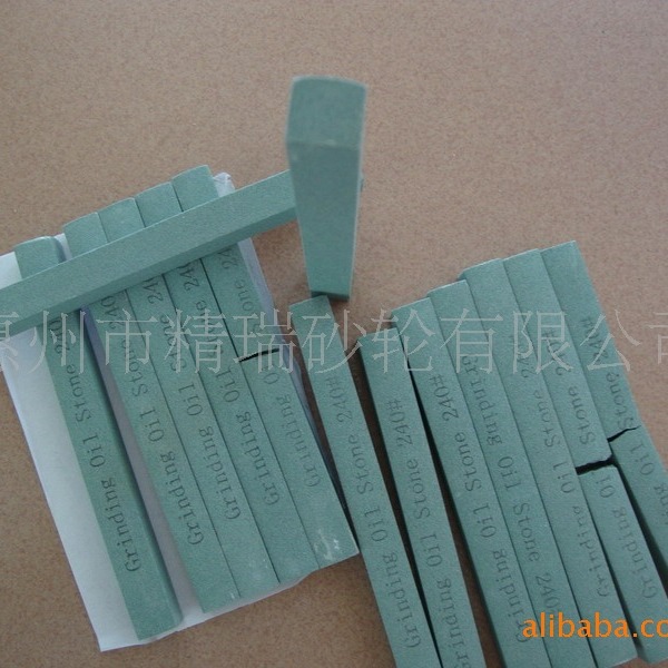供应绿碳化硅衔磨油石。带弧度油石，细粒度研磨砂轮油石条
