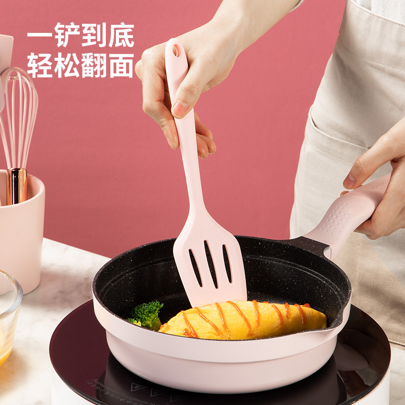 炊大皇新款硅胶烹饪铲勺套装5件套不粘锅专用套装组合厨具