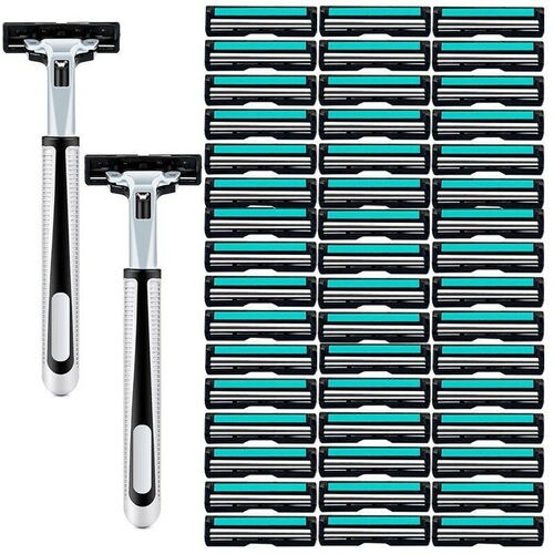 Two-layer razor blade, manual razor, hotel disposable razor, bathing place shaver wholesale