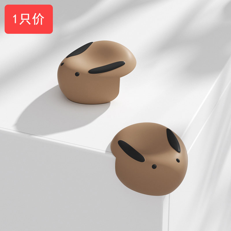 Animales transfronterizos Conejo Silicona Esquina de mesa Esquina de protección Esquina anticolisión Esquina anticolisión para niños Equipo de protección de seguridad para bebés