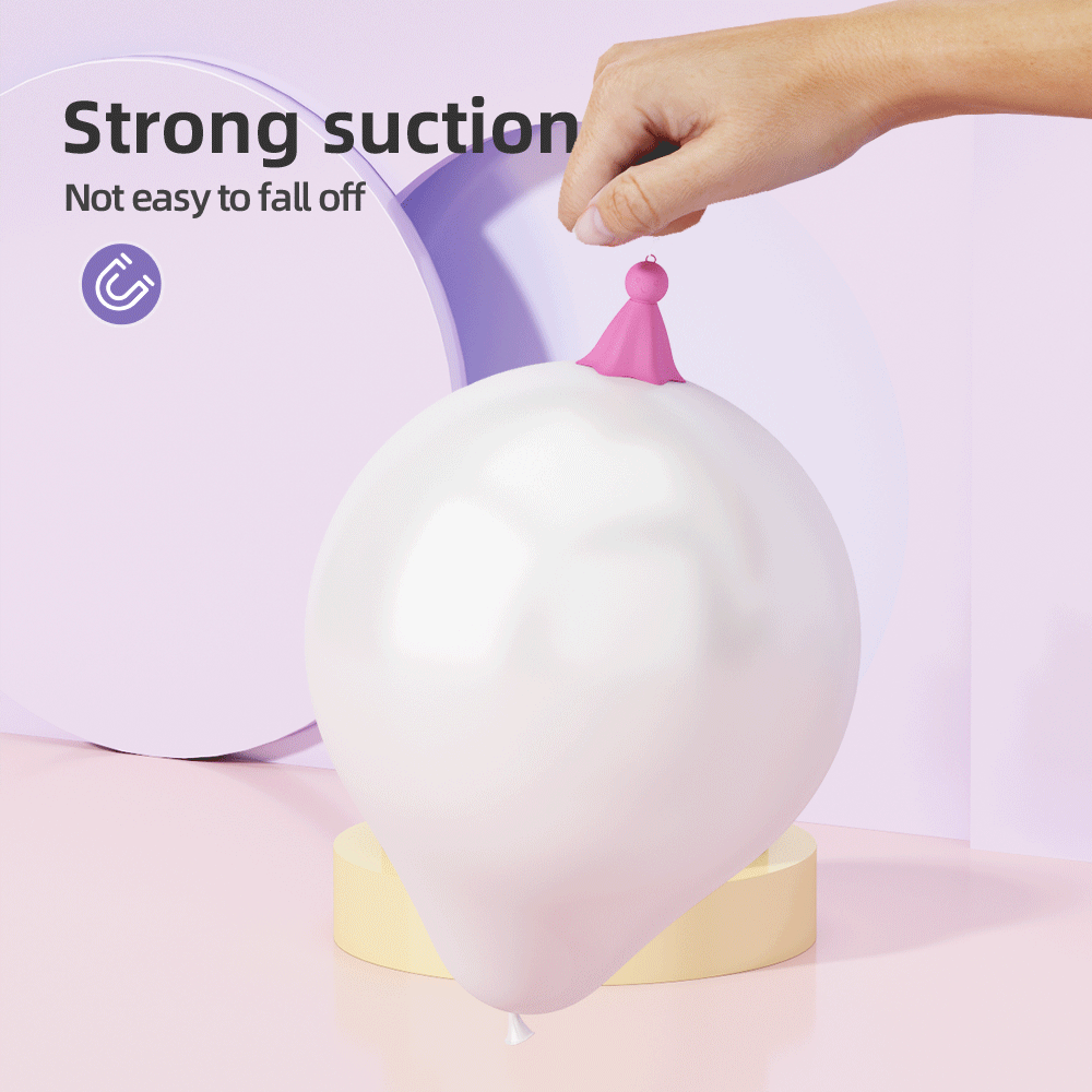 10-Frequency Vibrating Breast Massager with Suction Beads, Portable Silicone & ABS Device — detail image 5