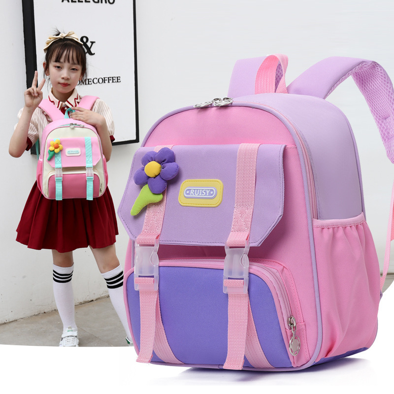 Mochila infantil de dibujos animados para niños, mochila escolar para niñas, estilo coreano, mochila ligera transpirable, mochila para reducir la carga.