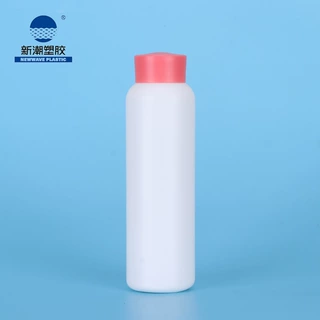新潮塑胶日用品包材 260ml洗沐乳白圆形塑料瓶 源头厂家新品直销