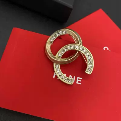 and Cool Heart Design, Yaxa sancaqları - half-diamond-brooch