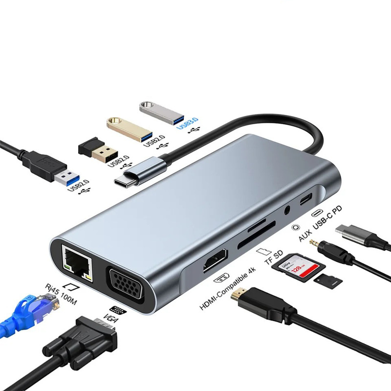 Typec11in1拡張ドック携帯電話タブレット多機能switchゲーム機11in 1拡張ドック|undefined
