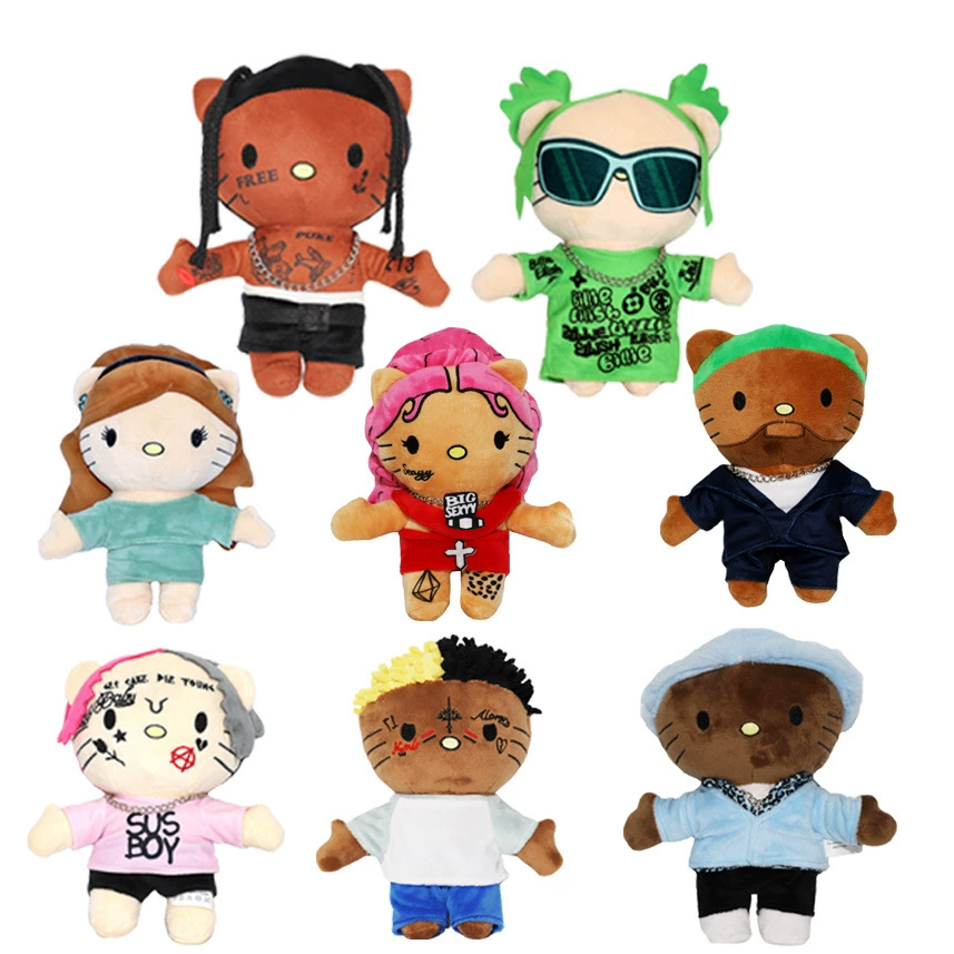 Plush Toy (Travis Scott) Collectible Doll, Soft Stuffed Figure, Multiple Designs