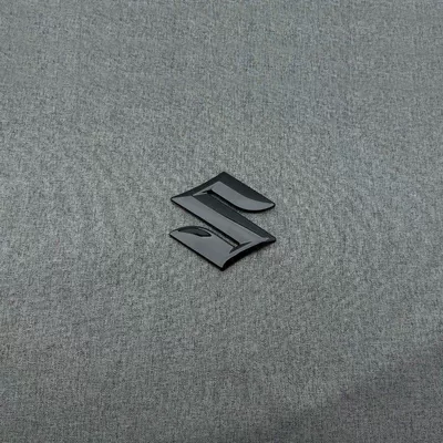 Car logo Warrior Front and Rear Car Logos - standard-steering-wheel-logo-gloss-black
