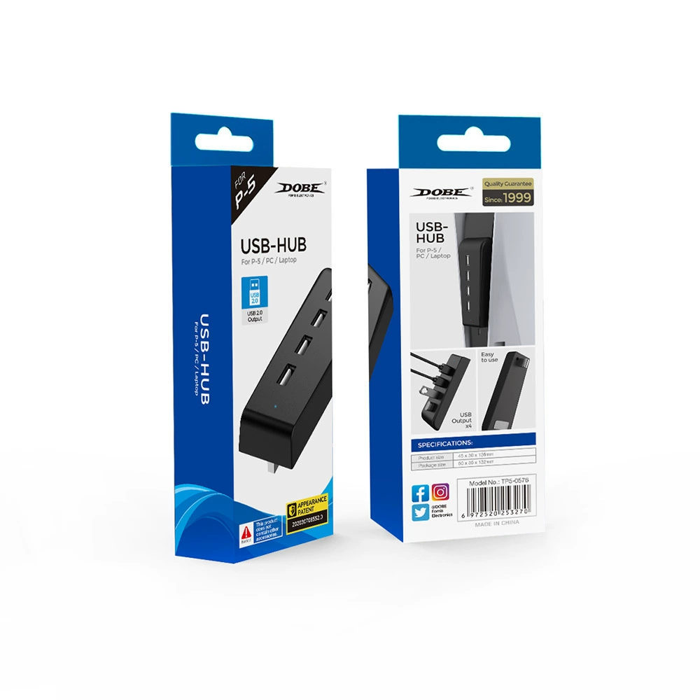USB 2.0 ХАБ PS5 высокоскоростная передача разветвитель USB соединения TP5-0576