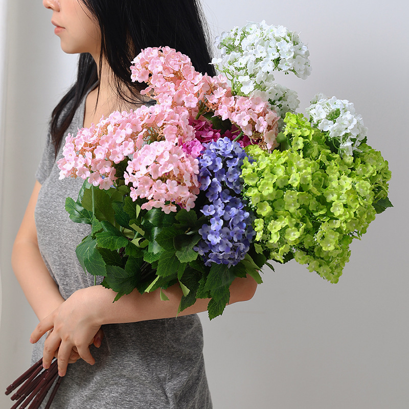 木绣球假花仿真花酒店婚庆场景布置装饰花艺婚礼布置道具仿真绿植|undefined