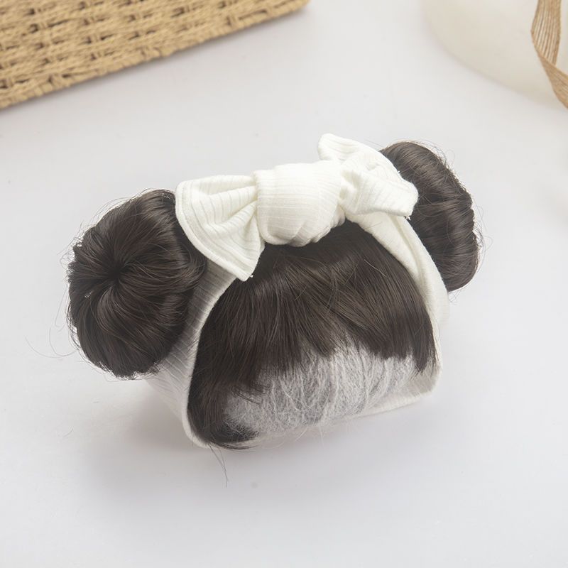 흰색 봄과 여름 가발 머리띠