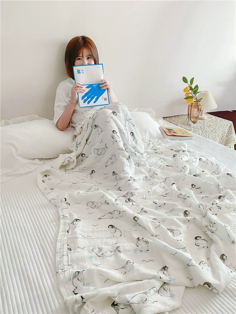 Summer gauze soft breathable duvet