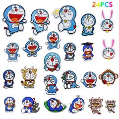 君樂補丁刺繡布貼可愛卡通貼花兒童衣服貼飾羽絨毛衣裝飾破洞貼