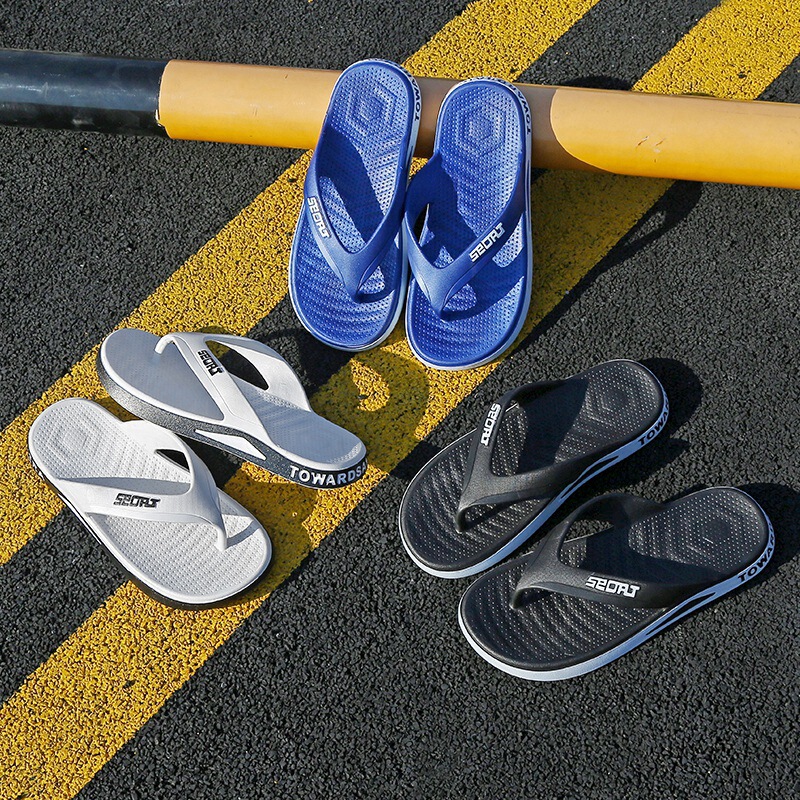 2025 New Korean Style Flip-Flops Summer Men's Fashion Trendy Slippers for Outdoor Wear Non-Slip Beach Sandals Wholesale 2025 New Korean Style Flip-Flops Summer Men's Fashion Trendy Slippers for Outdoor Wear Non-Slip Beach Sandals Wholesale