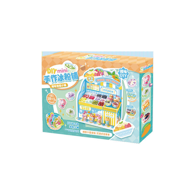 Mr. Toy 子供用 DIY ミニ素材パッケージセット 手作りアイスパウダーショップ 女の子ままごと知育玩具|undefined