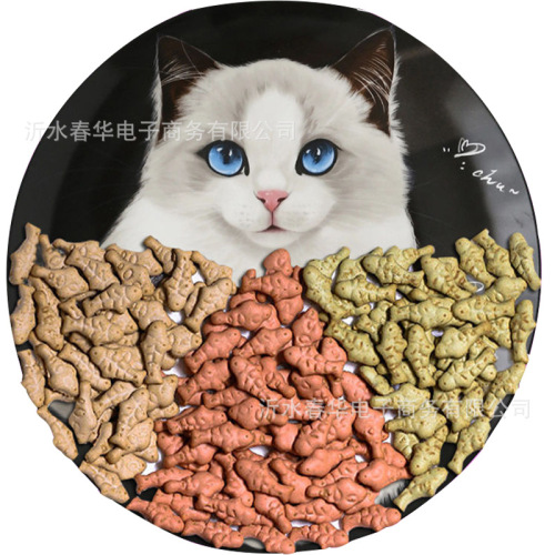 Cat Snacks Pet Cat Biscuits Bulk Kitten Mint Tooth Grinding Bad Breath Cleaning Fish Biscuits Full Box Wholesale