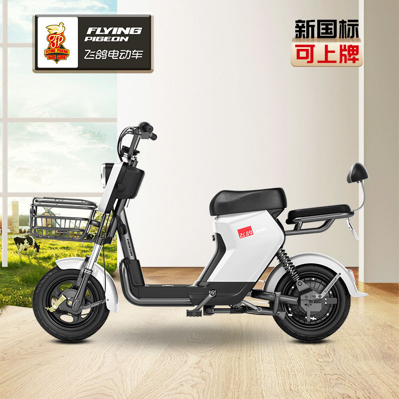 Flying Pigeon fengtu nueva bicicleta eléctrica estándar nacional de larga distancia corriendo King motocicleta eléctrica pequeña batería coche eléctrico de dos ruedas
