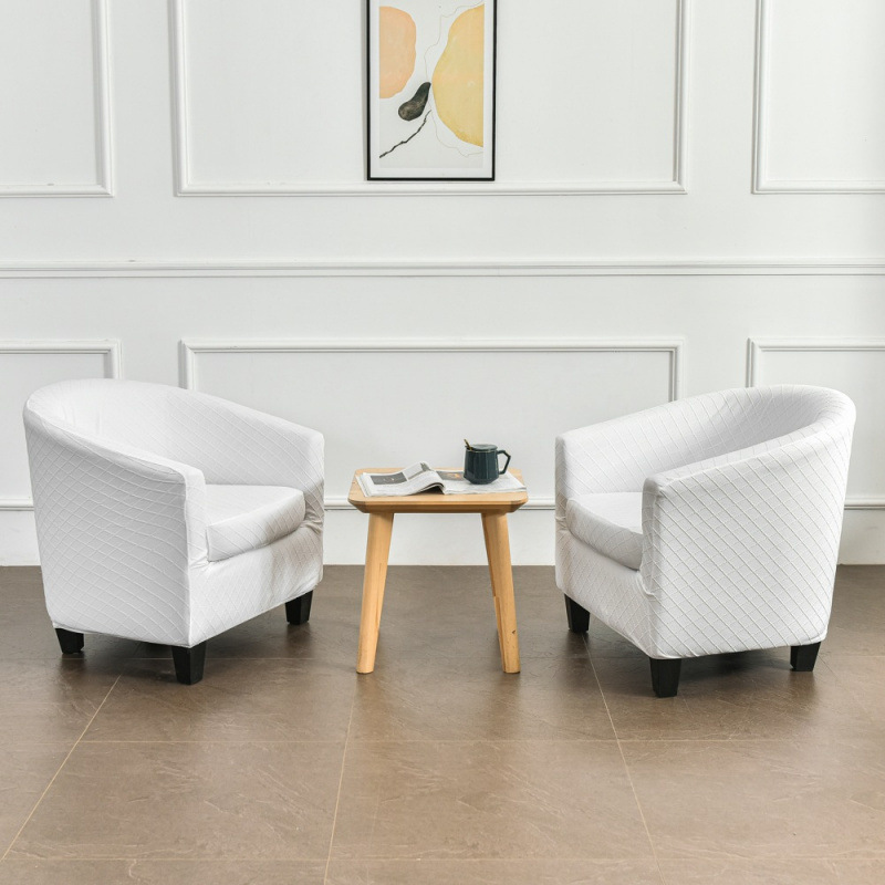 Housse de canapé élastique minimaliste style romantique_voghion.com