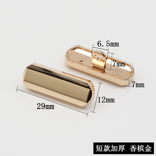 Short solid style-champagne gold