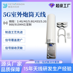 東南アジアで人気の4G-5G高利得全方向防水・耐雷バレルアンテナ（全周波数対応）