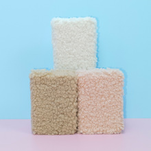 迷你羊羔绒小本子可爱糖果色毛绒本口袋袖珍手账小本手帐