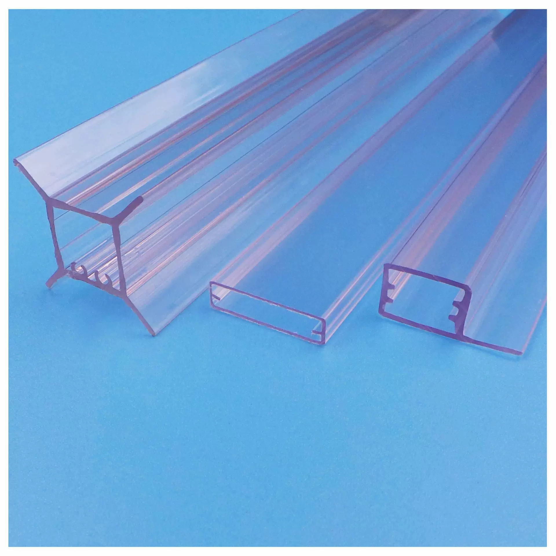 PET异型材挤出abs加pc合金透明PCPMMA亚克力塑料条开模定制