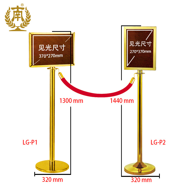 Barandilla telescópica de acero inoxidable, serie LG, diseño de aislamiento y seguridad, venta directa de fábrica en Guangzhou Sur