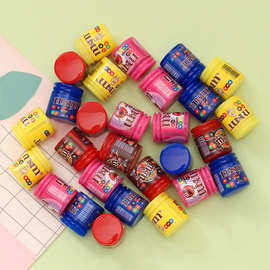 仿真立体桶装M豆 微缩场景娃娃屋超市模型树脂摆件儿童过家家玩具