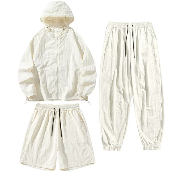 Cross-Border Summer Sun Protection Clothing, Breathable Ice Silk Skin Clothing, Outdoor Leisure Travel Men's Windbreaker, Sun Protection Clothing Wholesale