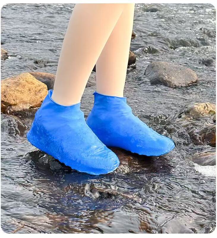 雨鞋套男女防滑防水鞋套硅胶防雨雪加厚耐磨儿童成人雨天雨靴批发|undefined