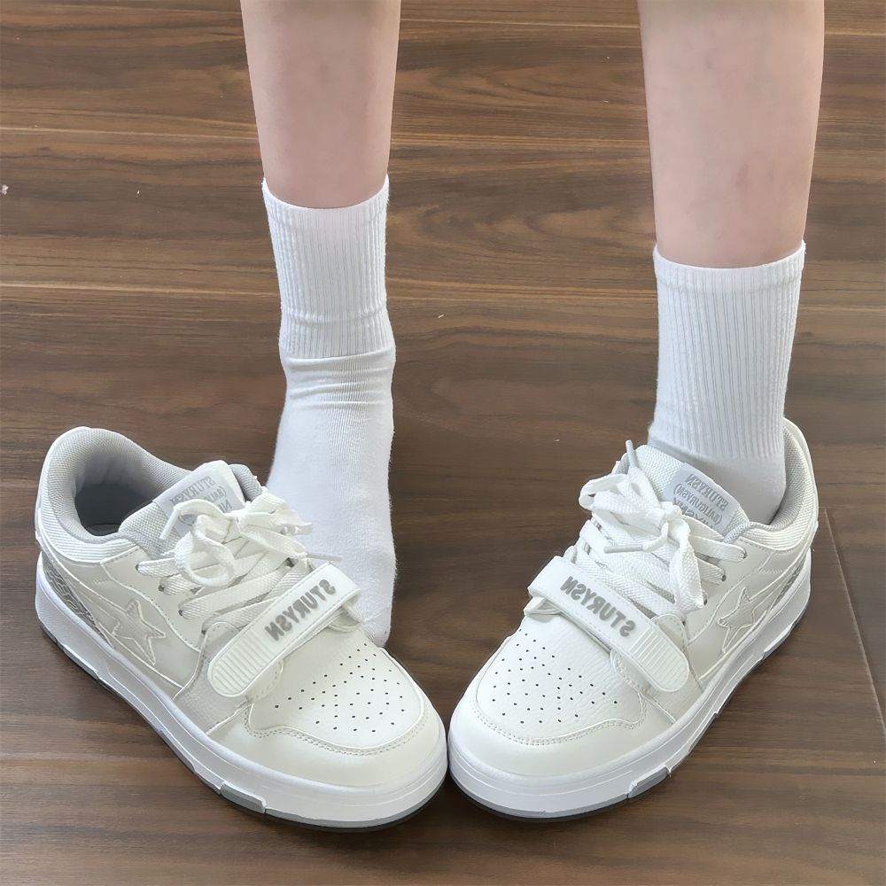 Thick-Soled Lightweight Running Shoes for Women 2025 New Versatile Sports Street Sneakers