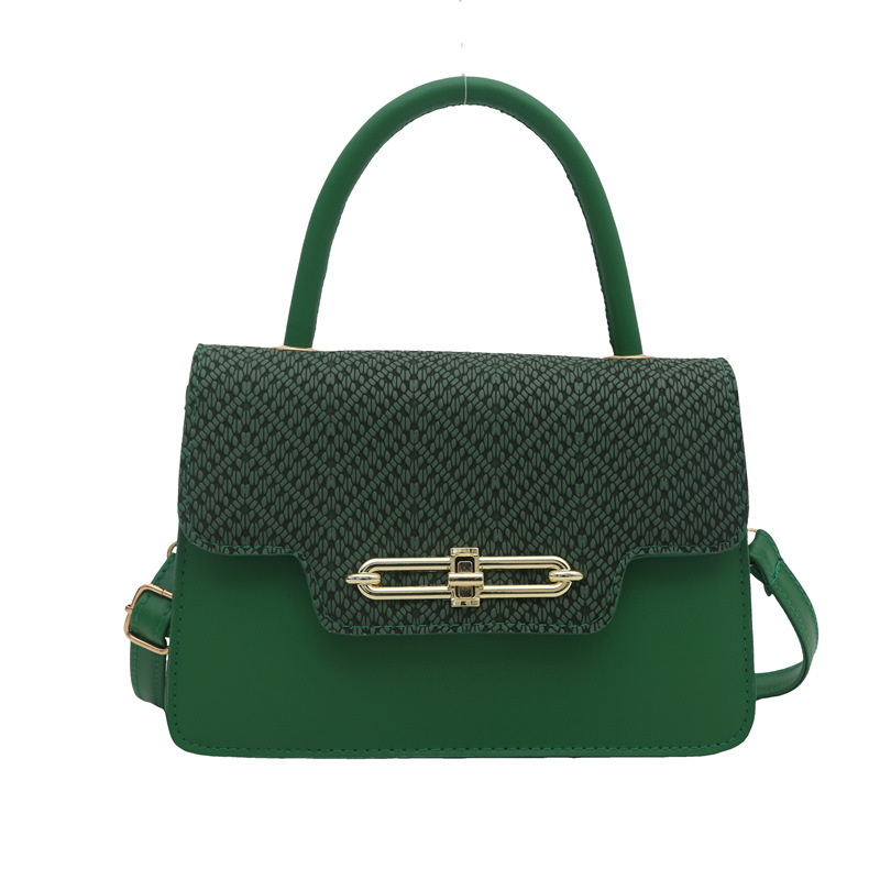 Bolso pequeño portátil casual retro femenino 2025 nuevo bolso cuadrado pequeño de moda coreana textura hebilla bolsa de mensajero de nicho