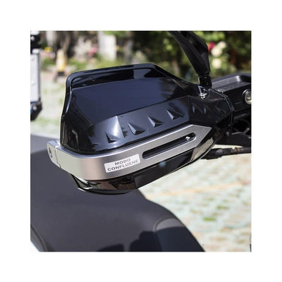 Motorcycle hand guard cover pedal motorcycle universal windproof hand guard drop-resistant windproof electric car windproof cover sun protection wholesale (Motorcycle front windshield) - new-brown-without-lights-adjustable