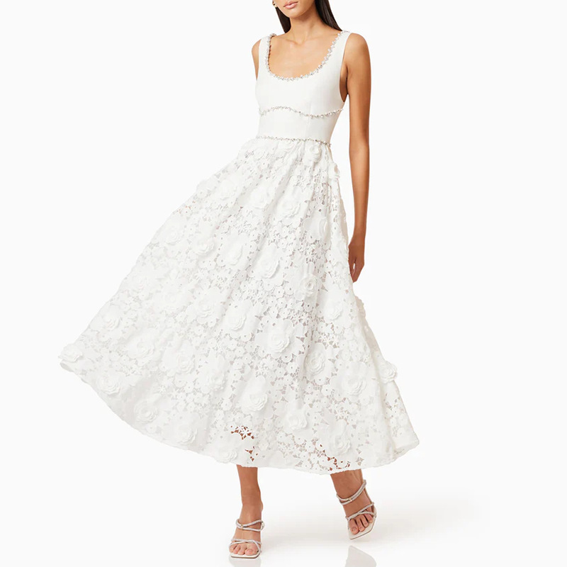 Elegant summer fashionable dress