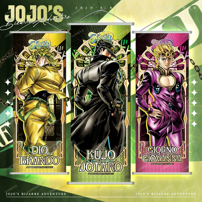 Картина-подвеска JOJO анимация Новый Джотаро Куджо Джобана Брандо подвесная картина постер