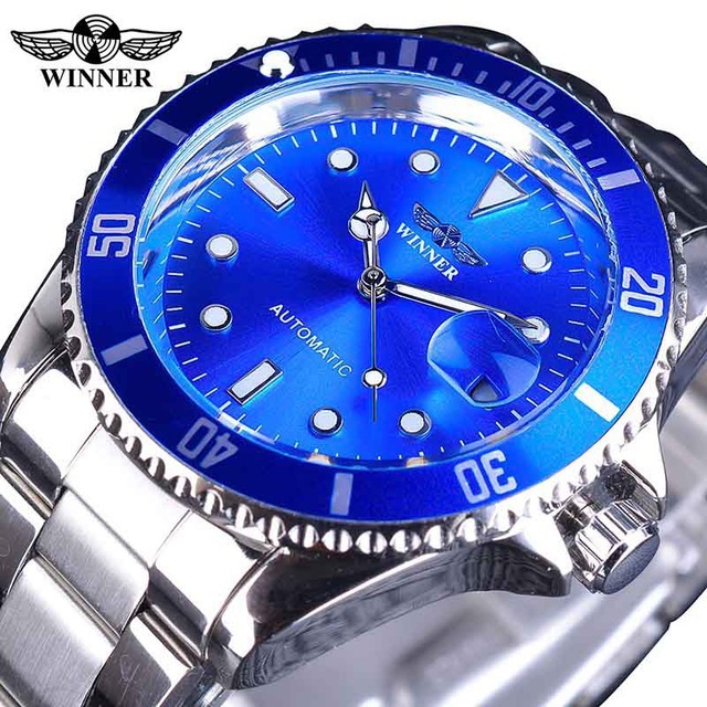 2026 Winner 002 Watch, Submariner Style, Men's Business Fashion Fully Automatic Mechanical Watch_voghion.com