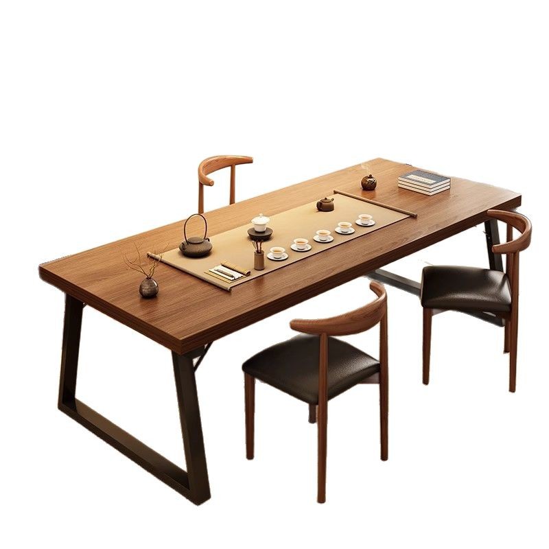 Mesa de té doméstica combinación de mesas de té, mesas de té de tres sillas, mesas de té de balcón, mesas de té de gran tabla, estética de la dinastía Song, mesas de té de estilo silencioso