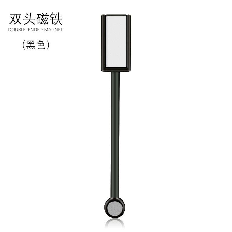 Manicura ojo de gato imán de doble cabeza engrosamiento elegante imán de hierro 2025 nueva herramienta de ojo de gato de mástil imán multifunción