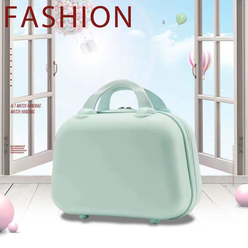 Estuche cosmético japonés con regalo portátil mini maleta de 14 pulgadas para mujer que puede colgar equipaje