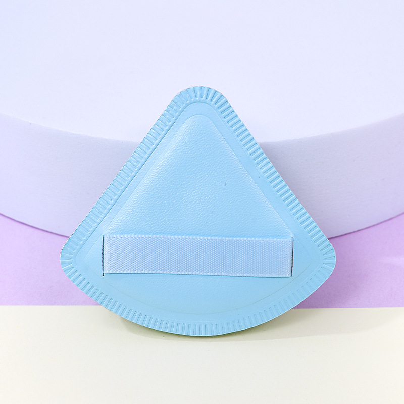 Puff de algodón de azúcar triangular personalizado de fábrica no come polvo súper suave y grueso esponja de maquillaje colchón de aire herramientas de belleza al por mayor