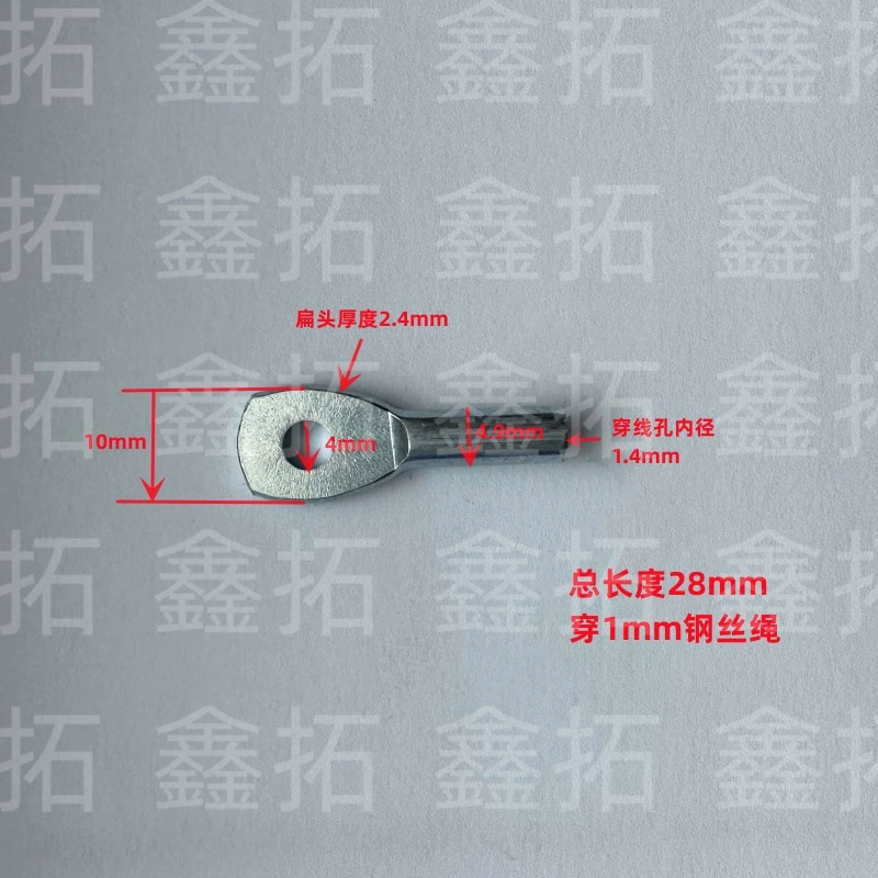 Электропроводка 1 мм из нержавеющей стали трос рыбий глаз терминал Утюг гальванизированный провод терминал трос обжимной терминал