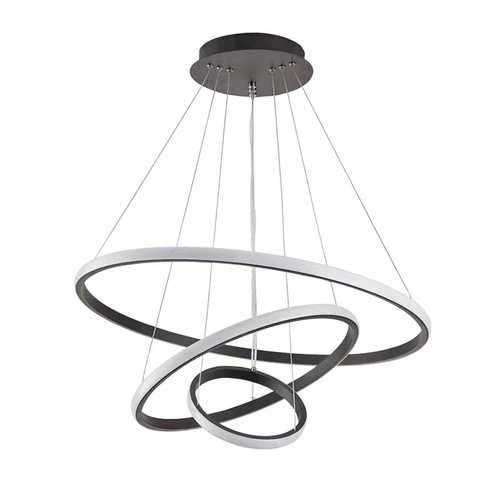 Modern Minimalist and Creative Ring Pendant Light for Restaurant, LED Hallway Chandelier, Suitable for Bedroom