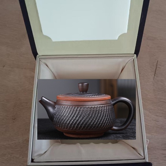 紫陶手工跳刀大容量泡茶壶家用功夫茶具复古凤鸣特紫砂壶批发|undefined