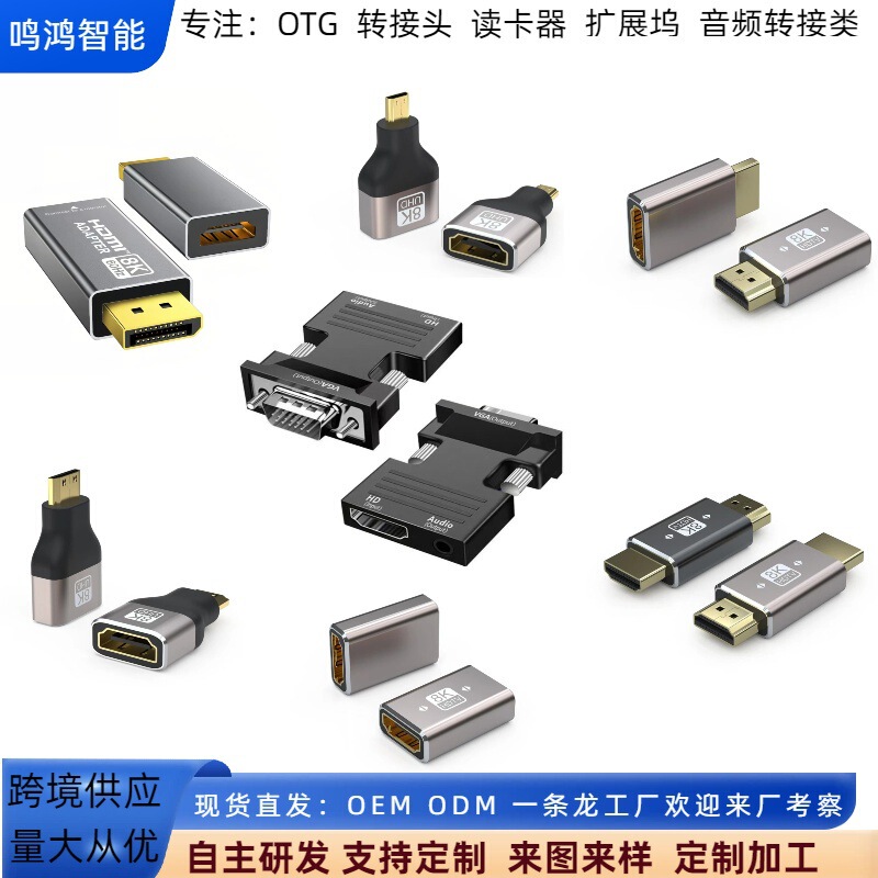 HDMI Female to Vga Male Adapter with Audio Port for Computer and Laptop to Connect to Monitor and Projector 1080P