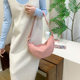 Japanese Solid Color Dumpling Bag Women's 2025 New Fashionable Dumpling Bag Lightweight Shoulder Canvas Bag Satchel Underarm Bag Cross-border