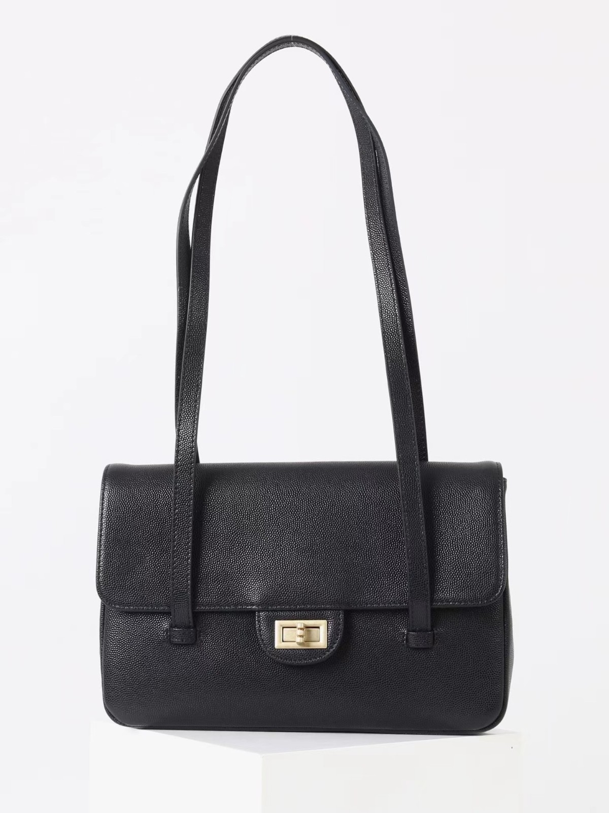 New Style Vintage Chanel-Inspired Jennie-Style Underarm Bag Made of Top-Grain Leather, Small Square Shoulder Bag for Women